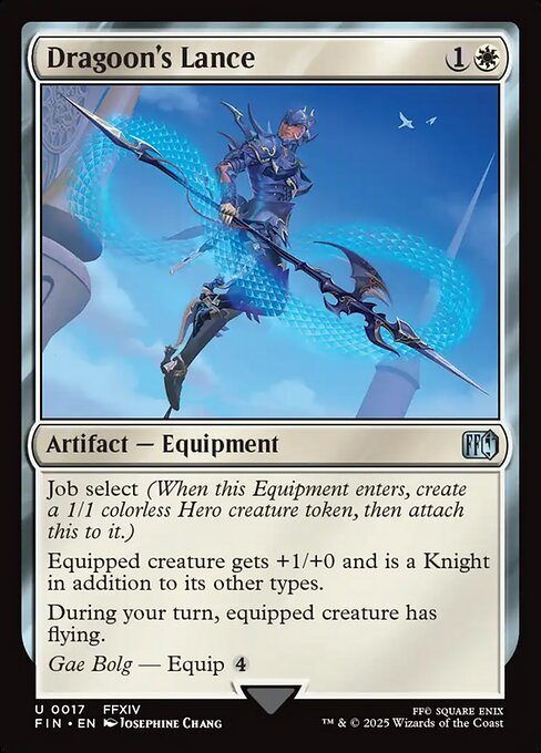 Magic the Gathering Card - Dragoon's Lance - MTG Circle
