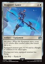 Magic the Gathering Card - Dragoon's Lance - MTG Circle