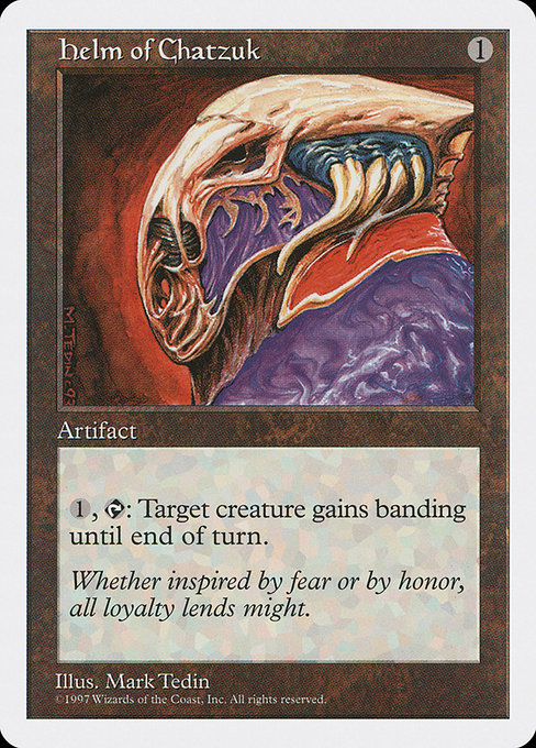 Magic the Gathering Card - Helm of Chatzuk - MTG Circle