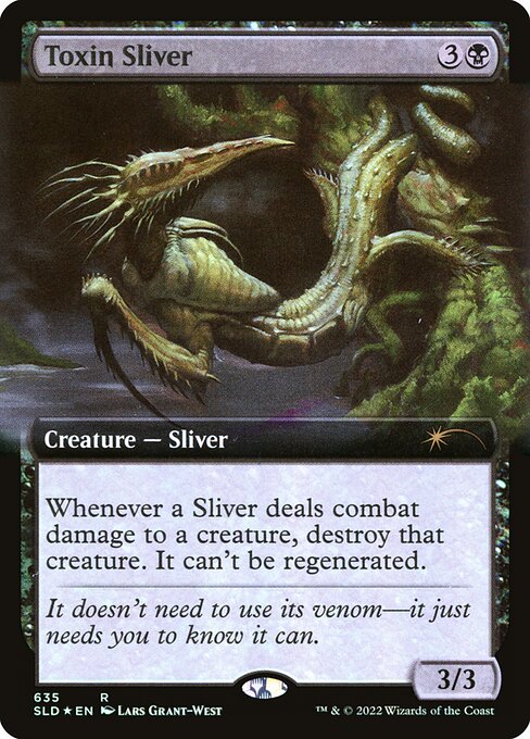 Magic the Gathering Card - Toxin Sliver - MTG Circle