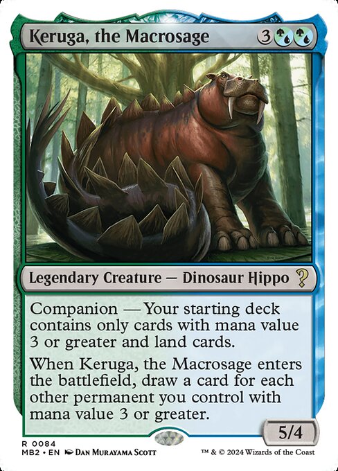 Magic the Gathering Card - Keruga, the Macrosage - MTG Circle