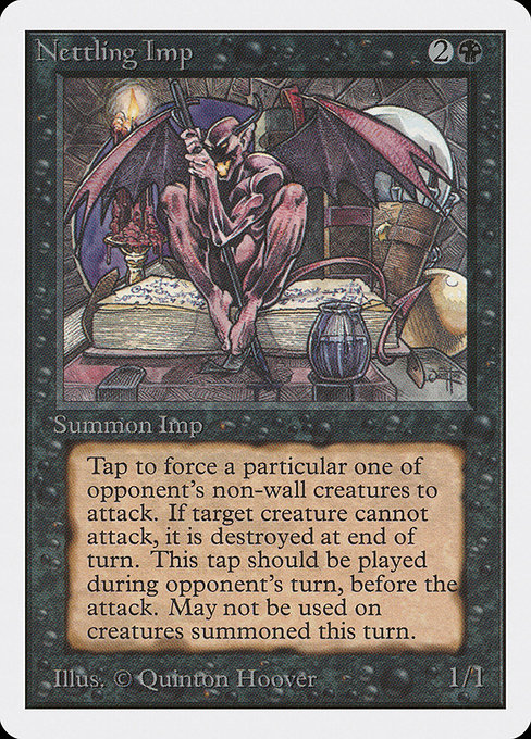 Magic the Gathering Card - Nettling Imp - MTG Circle