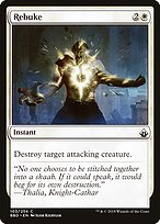 Magic the Gathering Card - Rebuke - MTG Circle