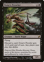 Magic the Gathering Card - Oona's Prowler - MTG Circle