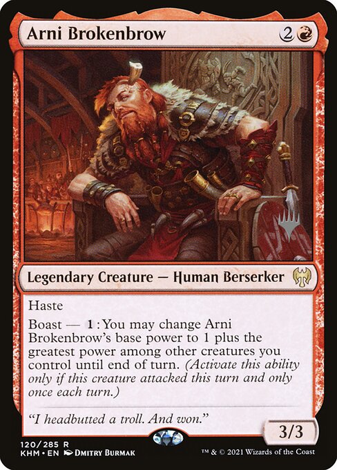 Magic the Gathering Card - Arni Brokenbrow - MTG Circle