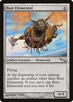 Magic the Gathering Card - Rust Elemental - MTG Circle
