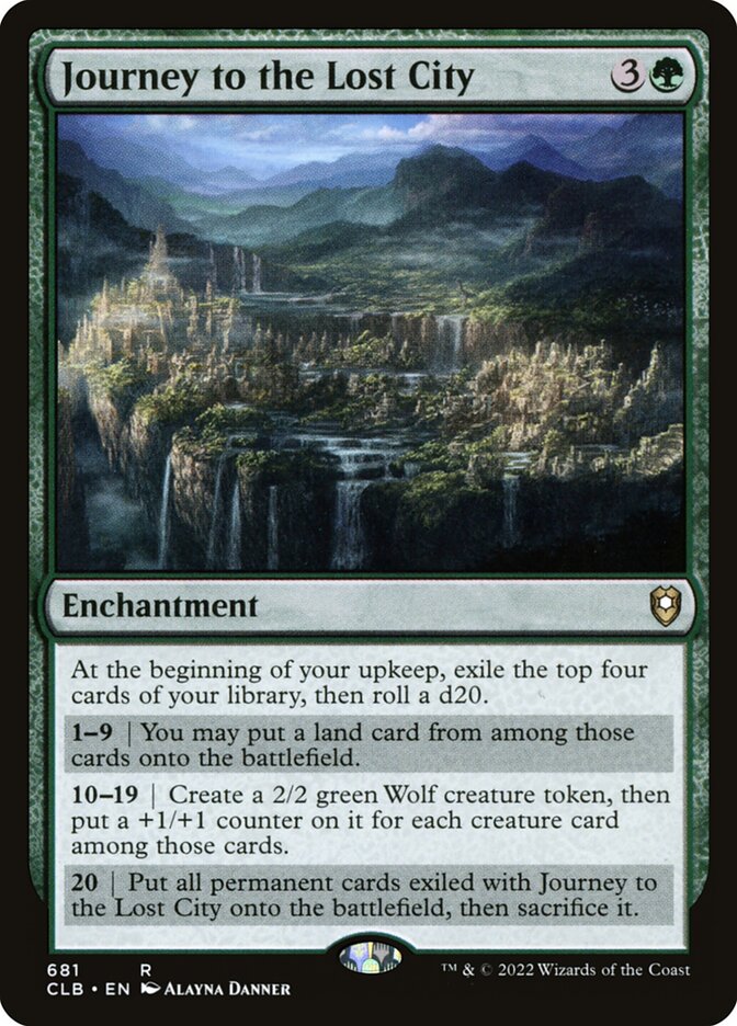 Magic the Gathering Card - Journey to the Lost City - MTG Circle