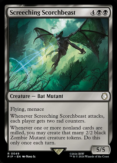 Magic the Gathering Card - Screeching Scorchbeast - MTG Circle