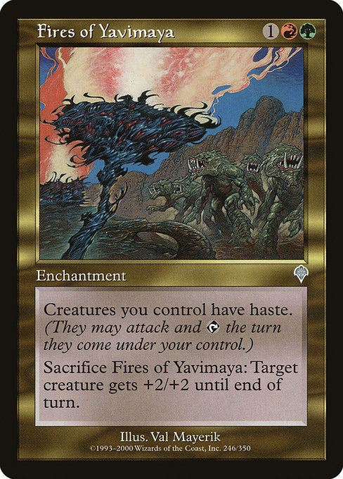 Magic the Gathering Card - Fires of Yavimaya - MTG Circle