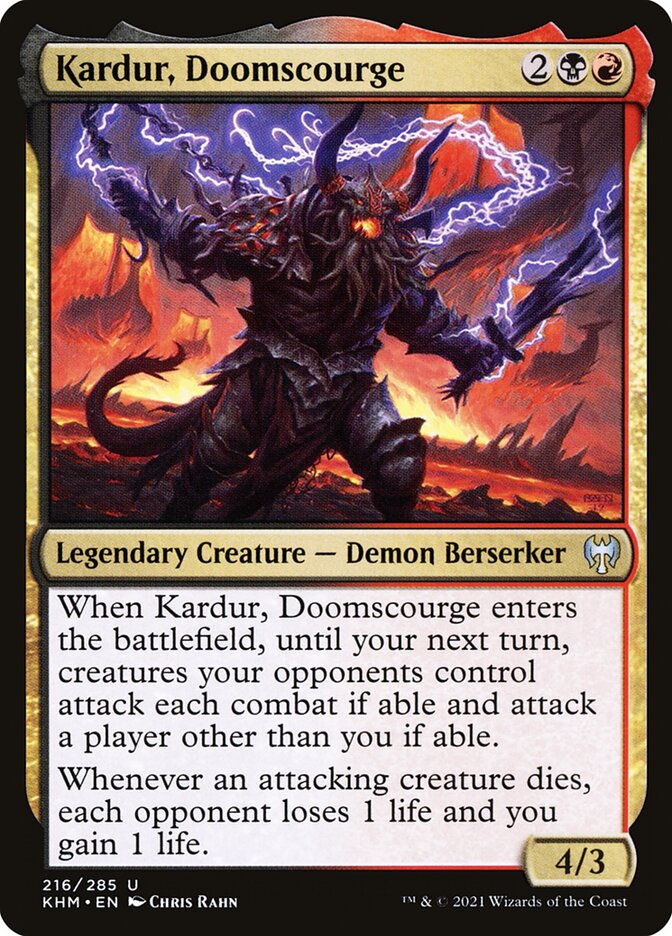 Magic the Gathering Card - Kardur, Doomscourge - MTG Circle