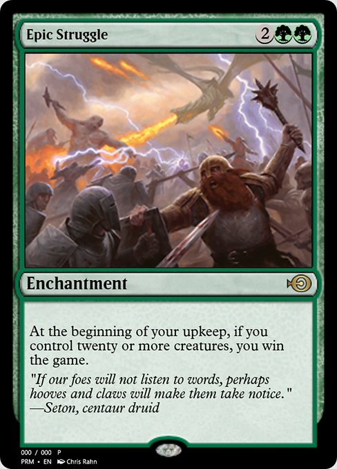 Magic the Gathering Card - Epic Struggle - MTG Circle