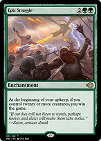 Magic the Gathering Card - Epic Struggle - MTG Circle
