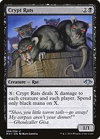 Magic the Gathering Card - Crypt Rats - MTG Circle