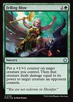 Magic the Gathering Card - Felling Blow - MTG Circle