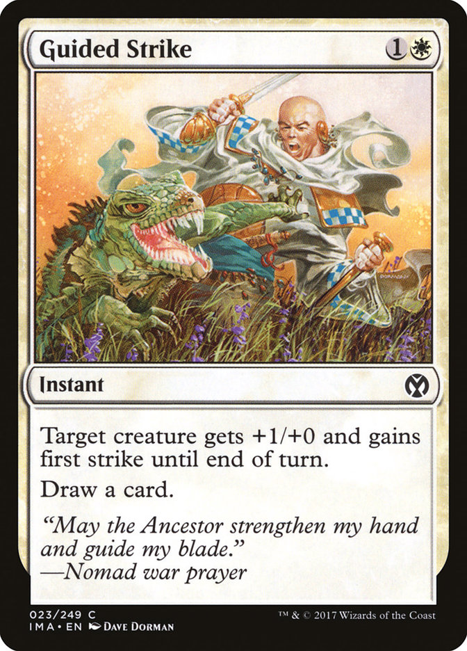 Magic the Gathering Card - Guided Strike - MTG Circle