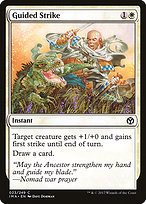 Magic the Gathering Card - Guided Strike - MTG Circle