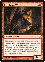 Magic the Gathering Card - Pyreheart Wolf - MTG Circle