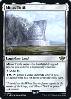 Magic the Gathering Card - Minas Tirith - MTG Circle