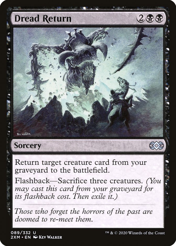 Magic the Gathering Card - Dread Return - MTG Circle