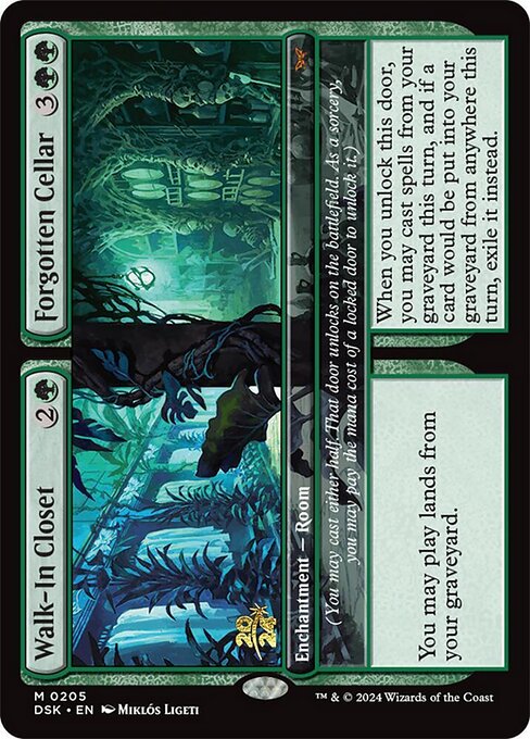 Magic the Gathering Card - Walk-In Closet // Forgotten Cellar - MTG Circle