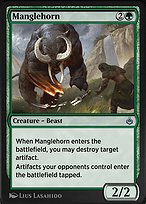 Magic the Gathering Card - Manglehorn - MTG Circle