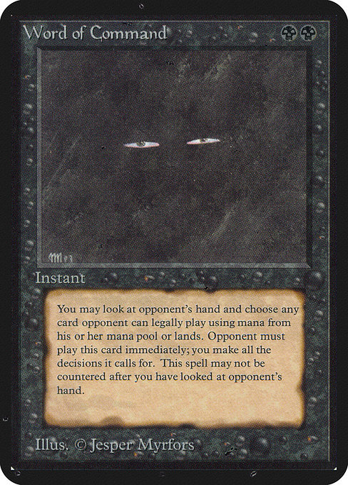 Magic the Gathering Card - Word of Command - MTG Circle