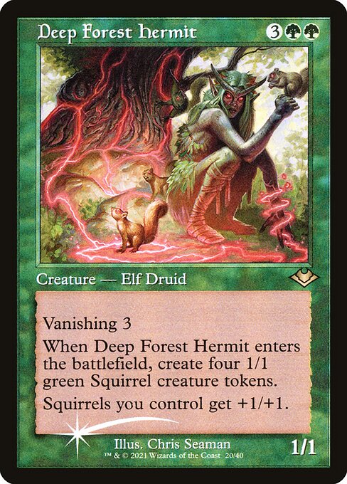 Magic the Gathering Card - Deep Forest Hermit - MTG Circle