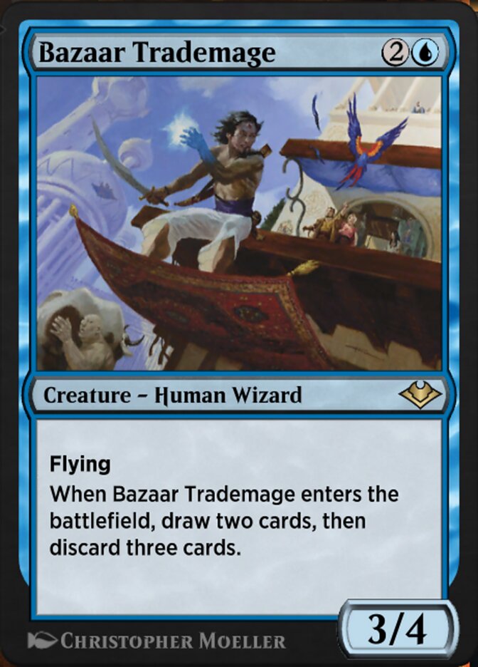 Magic the Gathering Card - Bazaar Trademage - MTG Circle