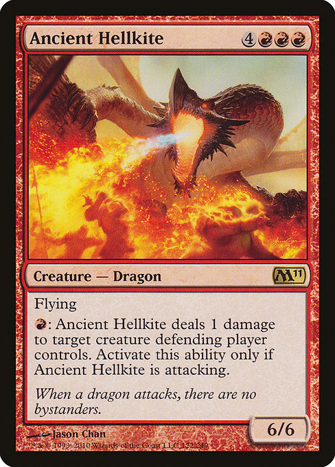 Magic the Gathering Card - Ancient Hellkite - MTG Circle