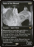 Magic the Gathering Card - Voice of the Blessed - MTG Circle