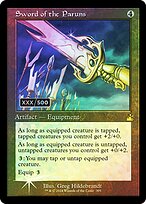 Magic the Gathering Card - Sword of the Paruns - MTG Circle