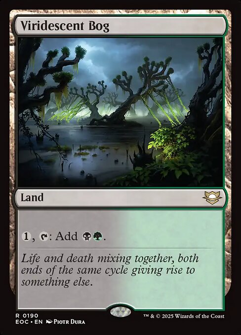 Magic the Gathering Card - Viridescent Bog - MTG Circle