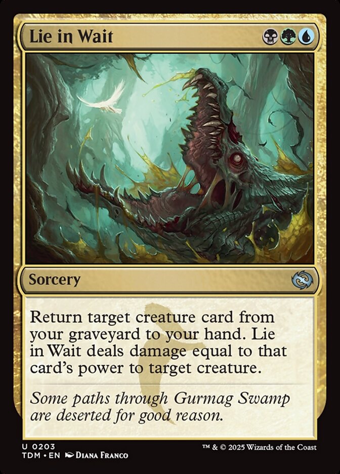 Magic the Gathering Card - Lie in Wait - MTG Circle