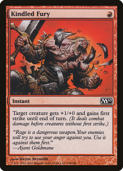 Magic the Gathering Card - Kindled Fury - MTG Circle