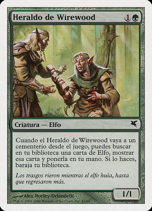 Magic the Gathering Card - Wirewood Herald - MTG Circle