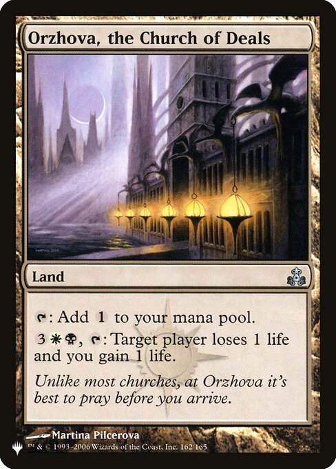 Magic the Gathering Card - Orzhova, the Church of Deals - MTG Circle