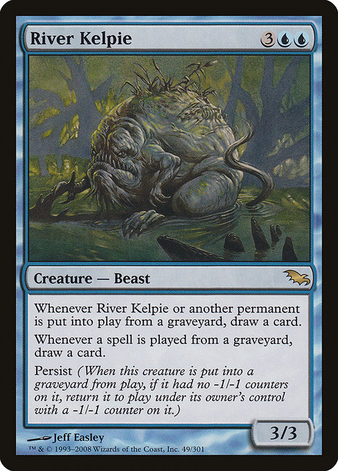Magic the Gathering Card - River Kelpie - MTG Circle