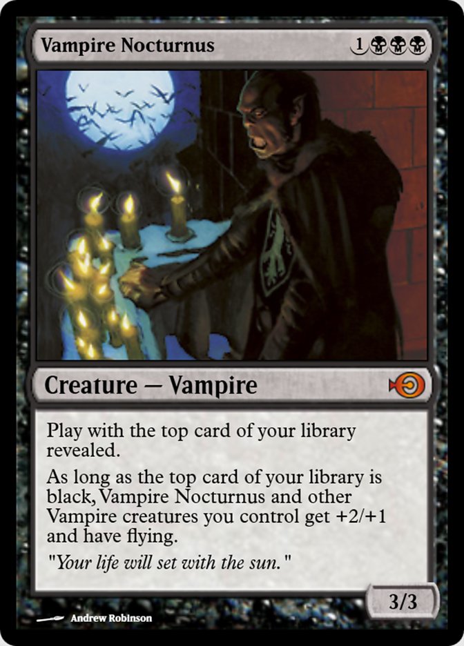 Magic the Gathering Card - Vampire Nocturnus - MTG Circle