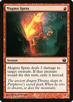 Magic the Gathering Card - Magma Spray - MTG Circle