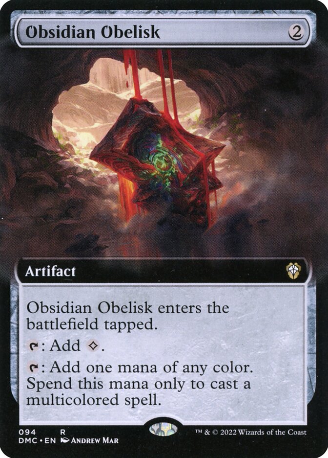 Magic the Gathering Card - Obsidian Obelisk - MTG Circle