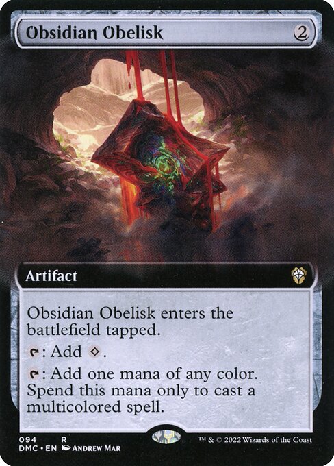 Magic the Gathering Card - Obsidian Obelisk - MTG Circle
