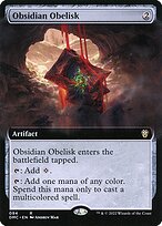 Magic the Gathering Card - Obsidian Obelisk - MTG Circle