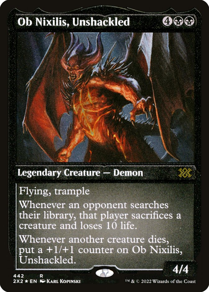 Magic the Gathering Card - Ob Nixilis, Unshackled - MTG Circle