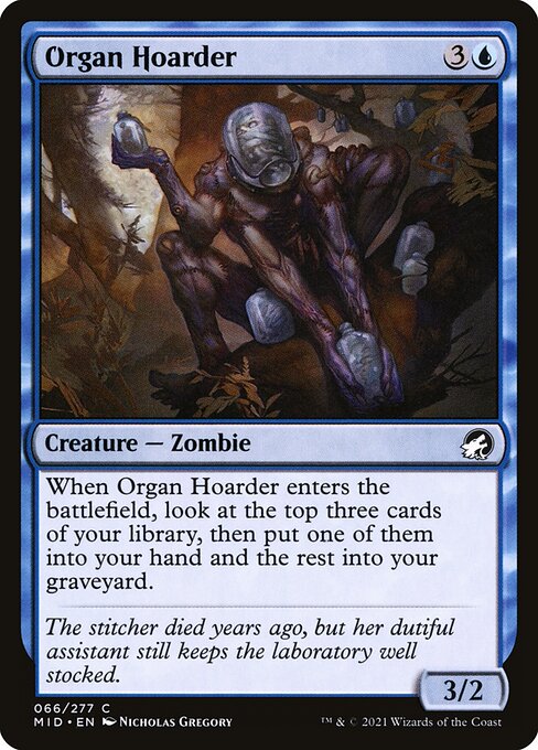 Magic the Gathering Card - Organ Hoarder - MTG Circle