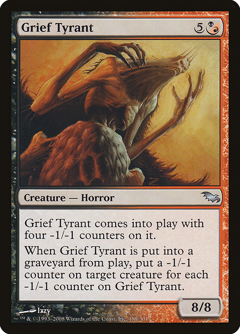 Magic the Gathering Card - Grief Tyrant - MTG Circle