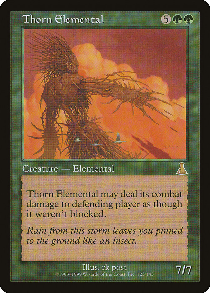 Magic the Gathering Card - Thorn Elemental - MTG Circle
