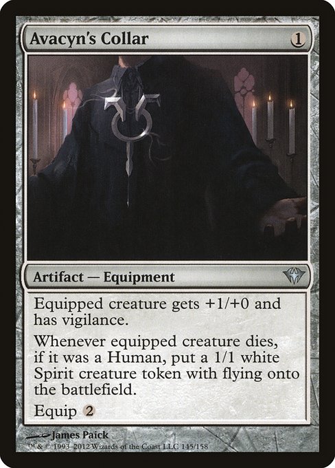 Magic the Gathering Card - Avacyn's Collar - MTG Circle