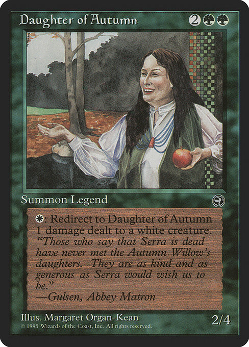Magic the Gathering Card - Daughter of Autumn - MTG Circle