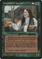 Magic the Gathering Card - Daughter of Autumn - MTG Circle