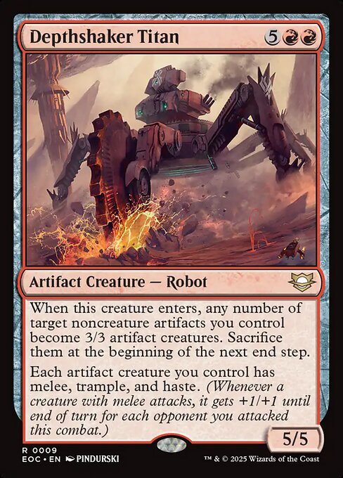 Magic the Gathering Card - Depthshaker Titan - MTG Circle